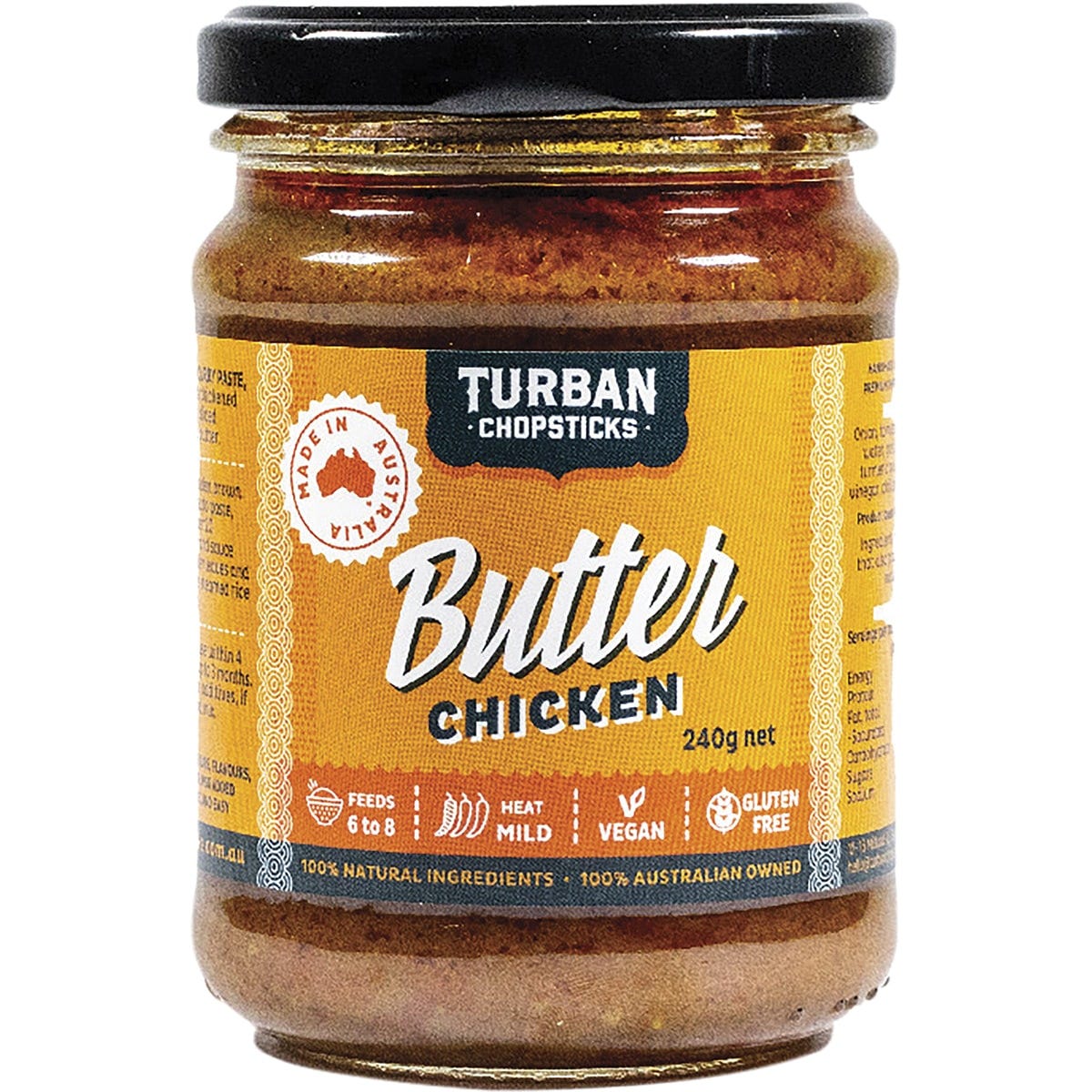 Turban Chopsticks- Curry Paste Butter Chicken-240g