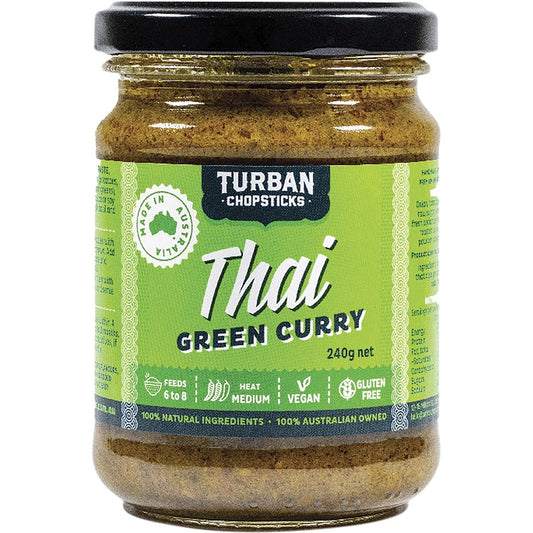 Turban Chopsticks- Curry Paste Thai Green Curry-240g
