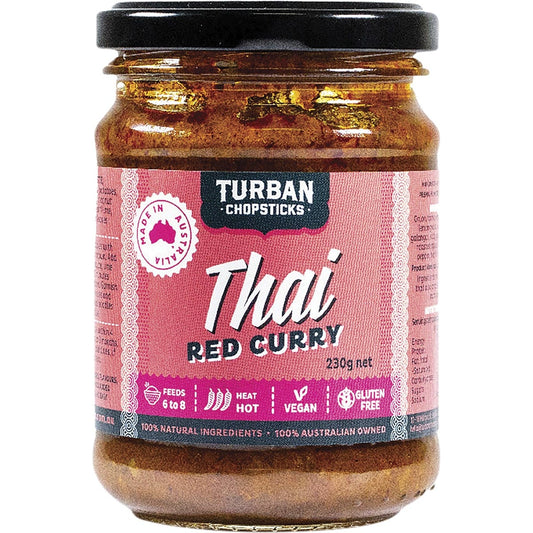Turban Chopsticks- Curry Paste Thai Red Curry-230g