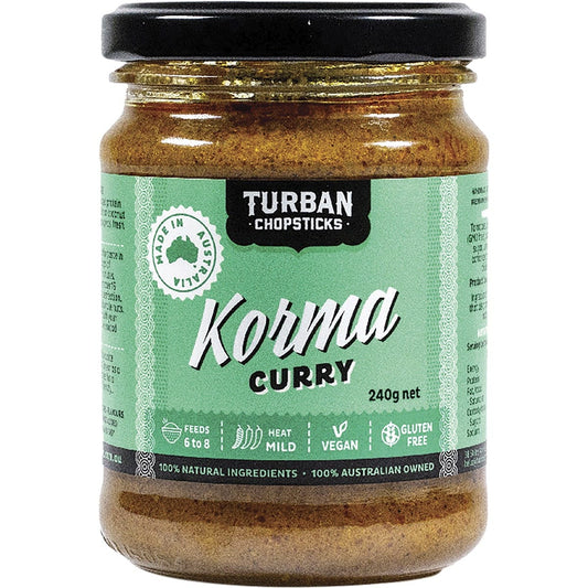 Turban Chopsticks- Curry Paste Korma Curry-240g
