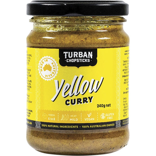 Turban Chopsticks- Curry Paste Yellow Curry-240g