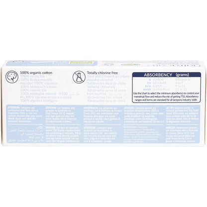 Natracare- Tampons (Non-Applicator) Regular-20pk