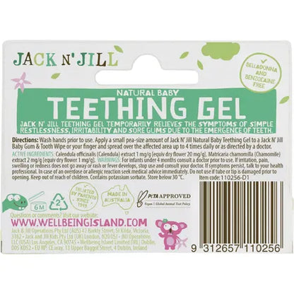 Jack N' Jill- Teething Gel 4 Months +-6x15g