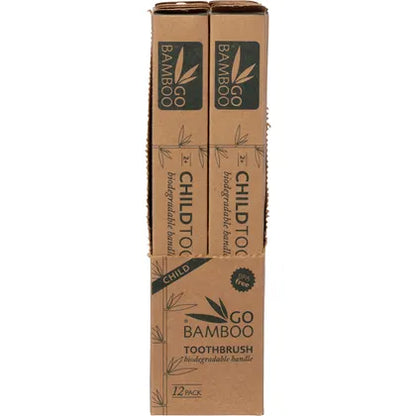 Go Bamboo- Toothbrush Children-x12