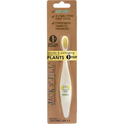Jack N' Jill- Toothbrush Children Elephant Biodegradable-x8
