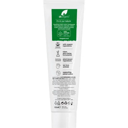 Dr. Organic- Toothpaste Aloe Vera-100ml
