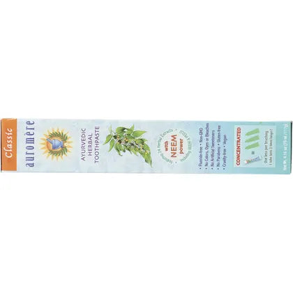 Auromere- Toothpaste Ayurvedic Classic Licorice Fluoride Free-6x117g