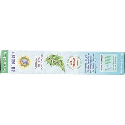 Auromere- Toothpaste Ayurvedic Fresh Mint Fluoride Free-6x117g