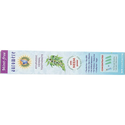 Auromere- Toothpaste Ayurvedic Mint Free Fluoride Free-6x117g