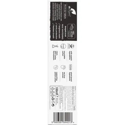 Dr. Organic- Toothpaste Charcoal Whitening-100ml