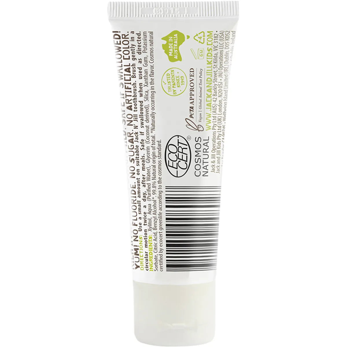 Jack N' Jill- Toothpaste Children Flavour & Fluoride Free-6x50g