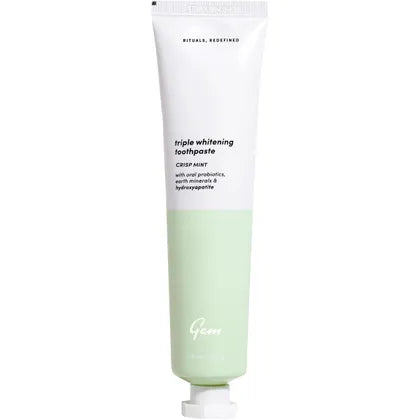 Gem- Toothpaste Triple Whitening Crisp Mint-100g