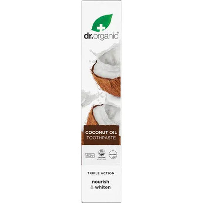 Toothpaste Dr. Organic- Toothpaste Whitening Coconut Oil-100ml Coconut Oil