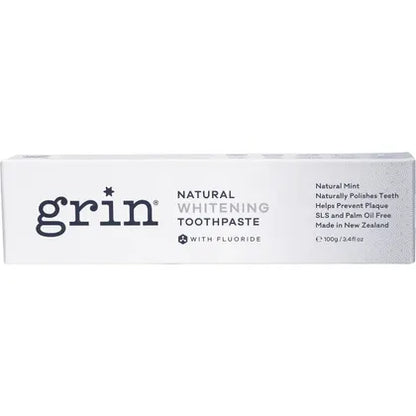 Grin- Toothpaste Whitening with Fluoride-100g