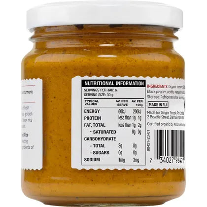 The Ginger People- Turmeric Paste Organic-6x190g