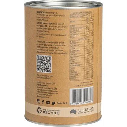 Eden Healthfoods- Ultimate Protein Sprouted Brown Rice Natural-400g