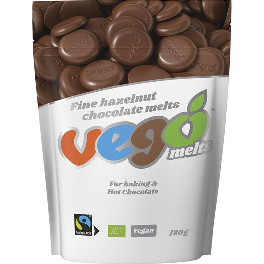 Vego- Fine Hazelnut Chocolate Melts-180g