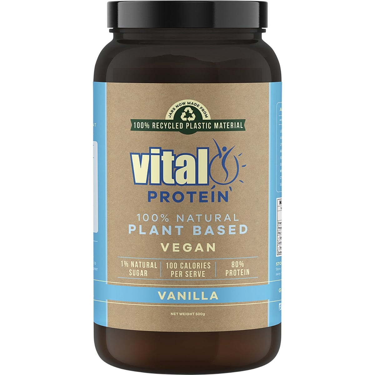 Martin & Pleasance- Vital Protein Pea Protein Isolate Vanilla-500g