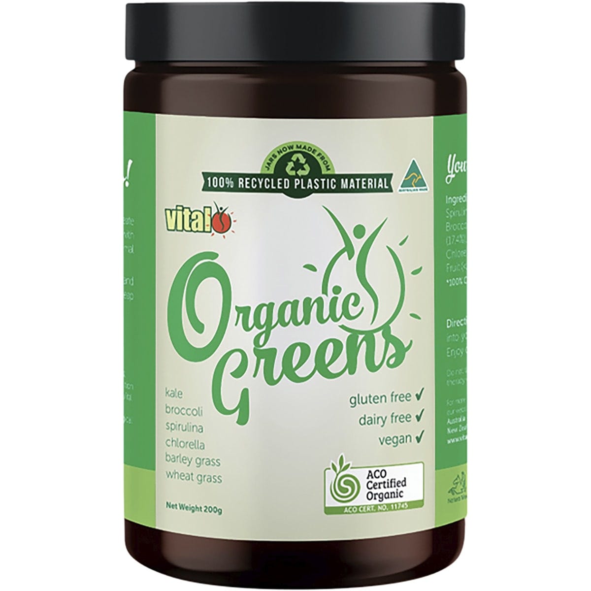Martin & Pleasance- Vital Organic Greens Powder-200g