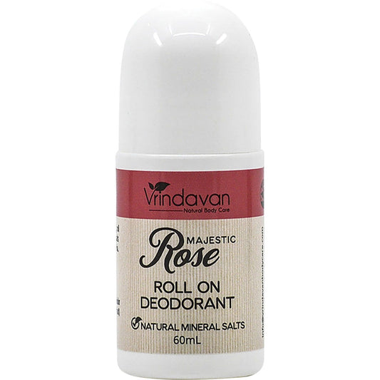 Vrindavan- Roll-On Deodorant Majestic Rose-60ml