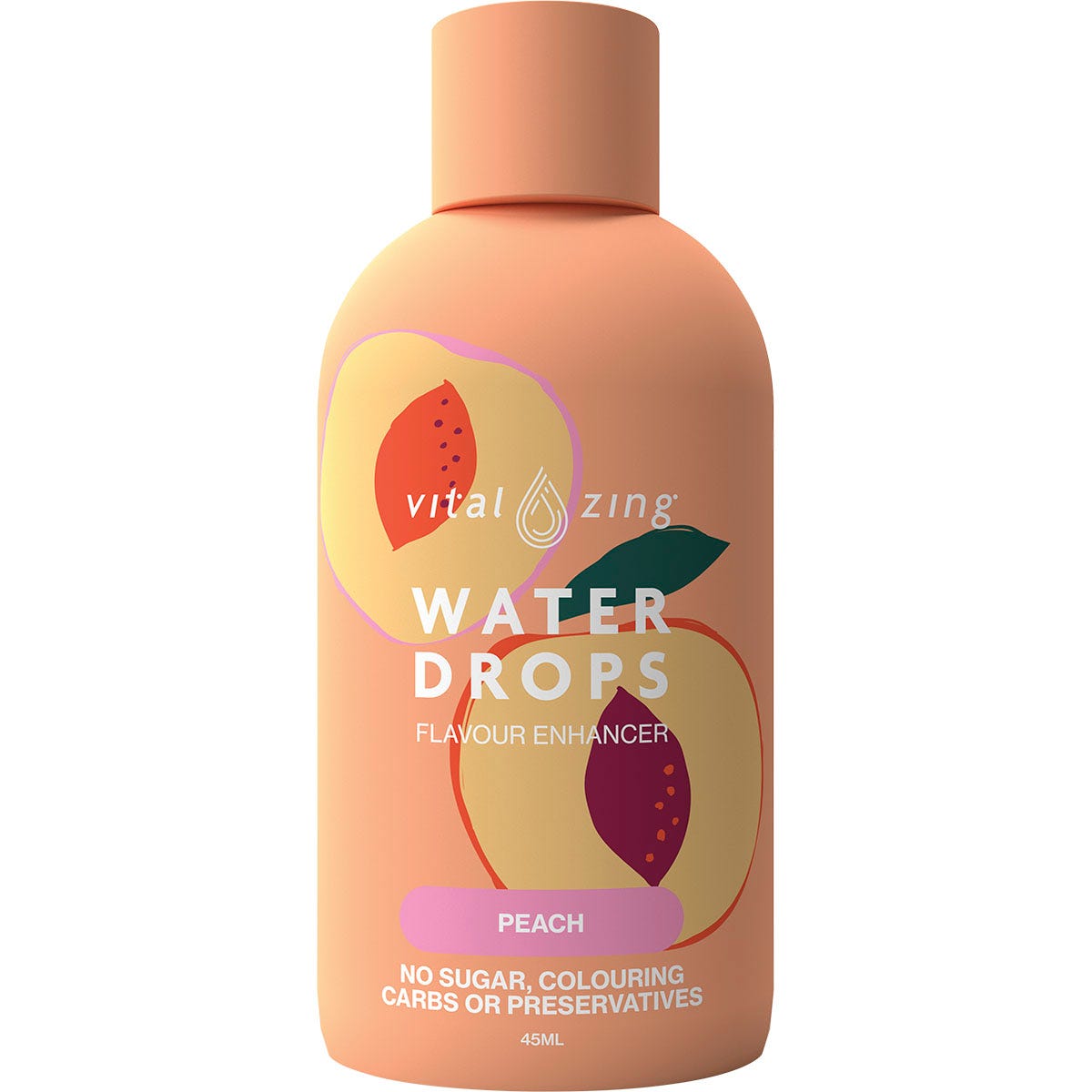Vital Zing- Water Drops Peach-45ml