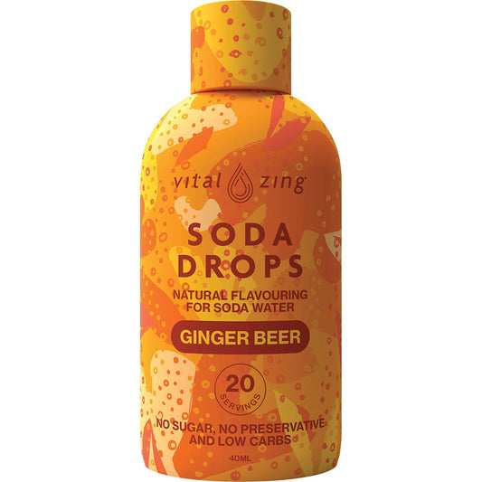 Vital Zing- Soda Drops Ginger Beer-40ml
