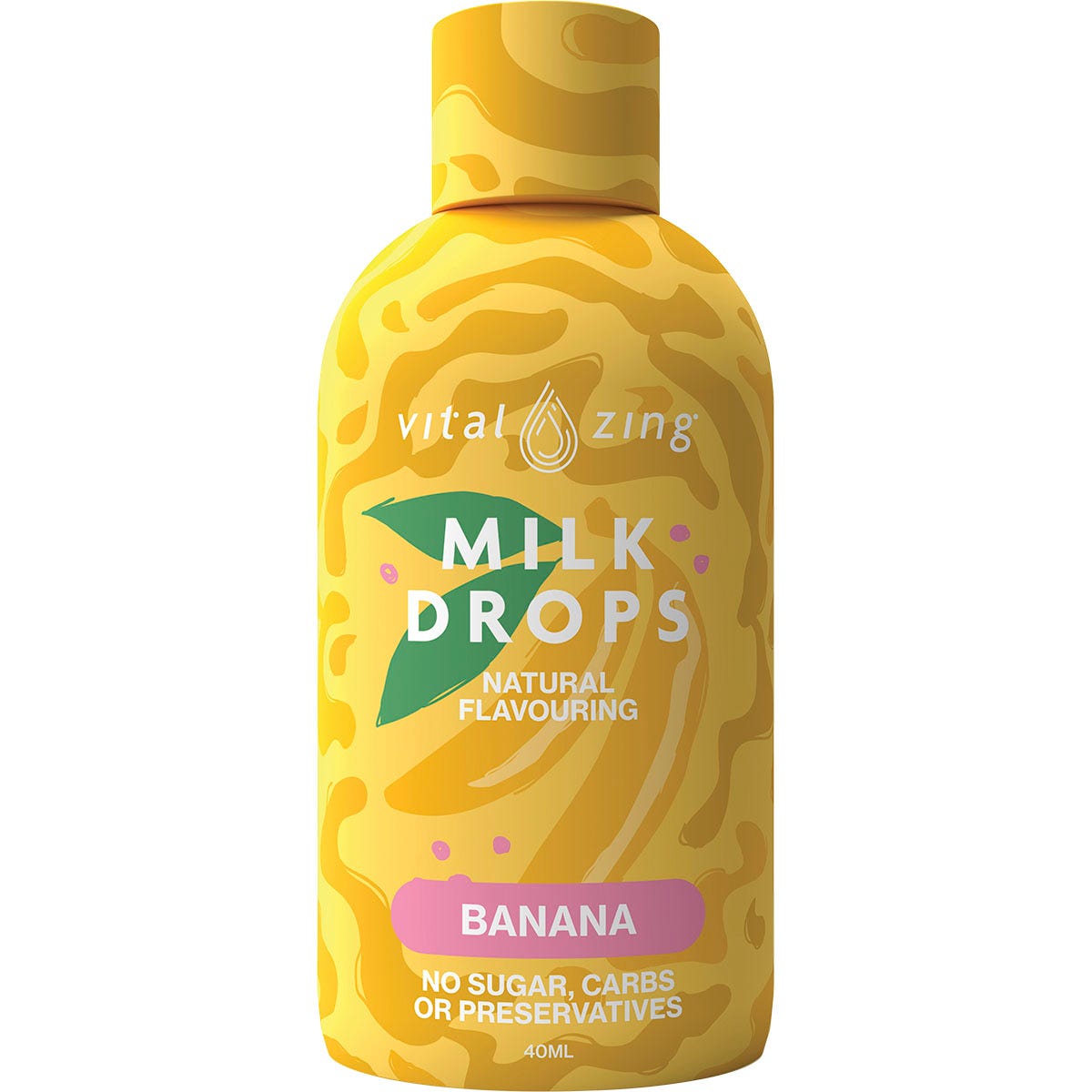 Vital Zing- Milk Drops Banana-40ml