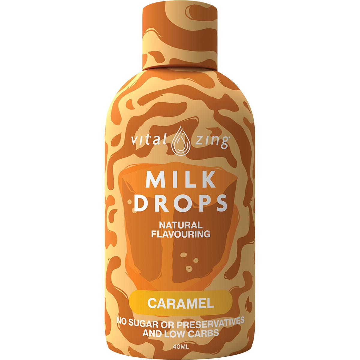 Vital Zing- Milk Drops Caramel-40ml