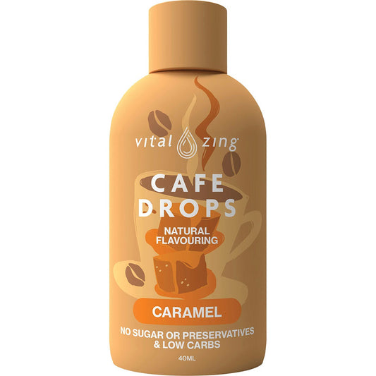 Vital Zing- Café Drops Caramel-40ml