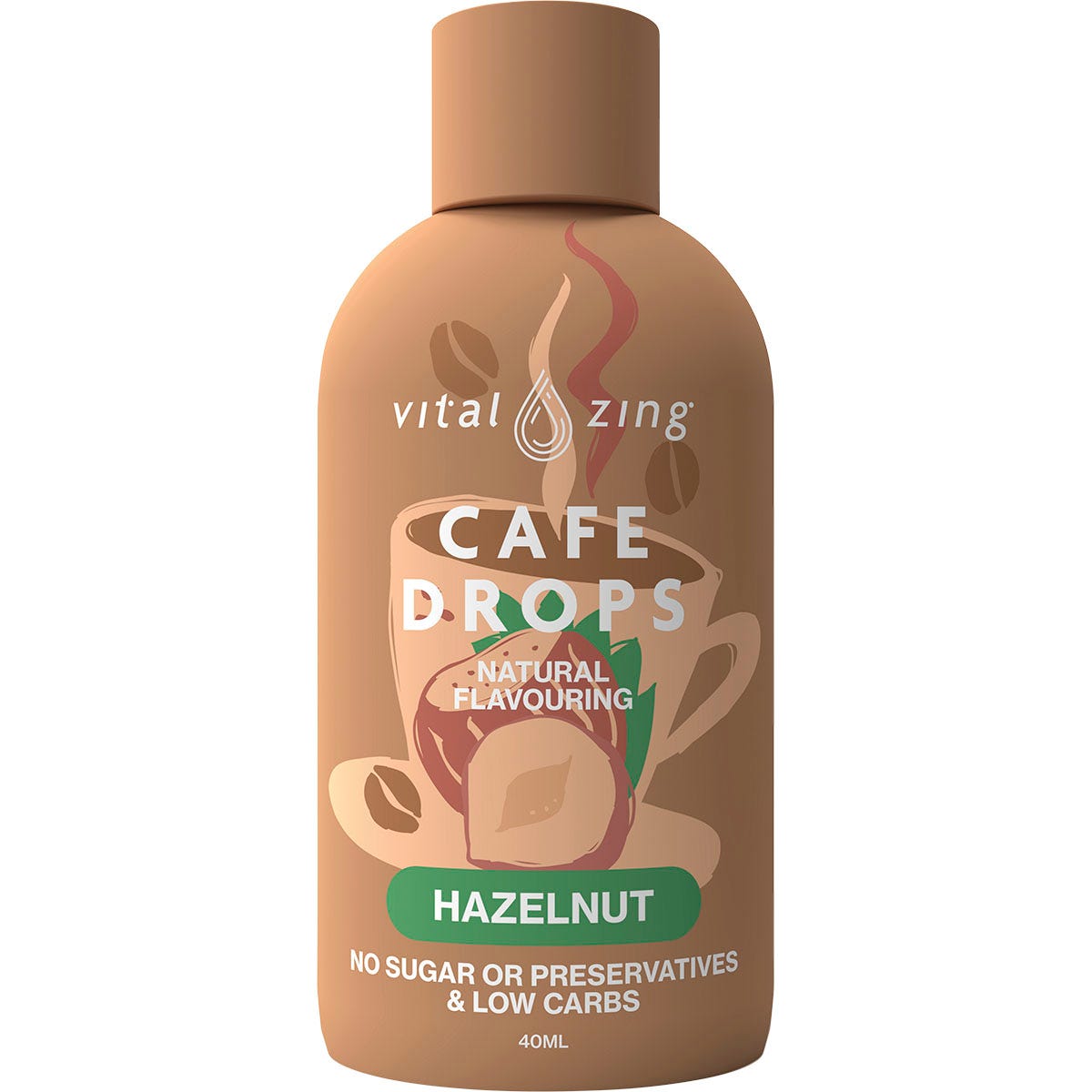 Vital Zing- Café Drops Hazelnut-40ml