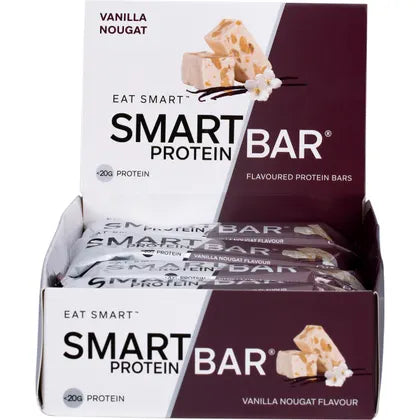 Smart Protein Bar- Vanilla Nougat Flavour Protein Bar-12x60g