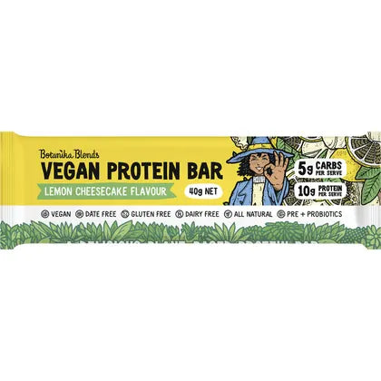 Botanika Blends- Vegan Protein Bars Lemon Cheesecake-12x40g