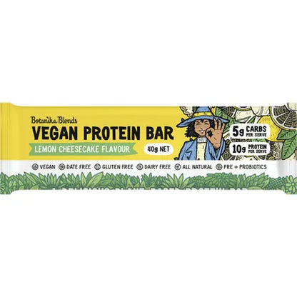 Botanika Blends- Vegan Protein Bars Lemon Cheesecake-12x40g