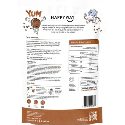 Happy Way- Vegan Protein Powder Cookies & Cream-500g
