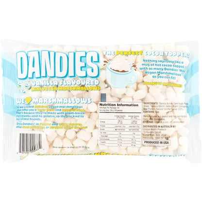 Dandies- Vegan Vanilla Marshmallows Mini Size-283g