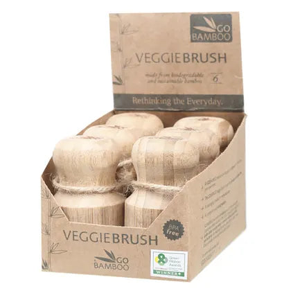 Go Bamboo- Veggie Brush 100% Biodegradable