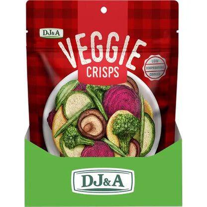 DJ&A- Veggie Crisps Hot & Spicy-9x90g