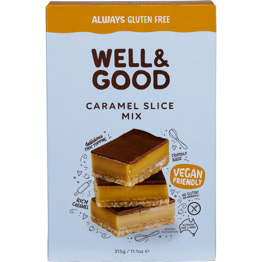 Well & Good- Caramel Slice Mix-315g