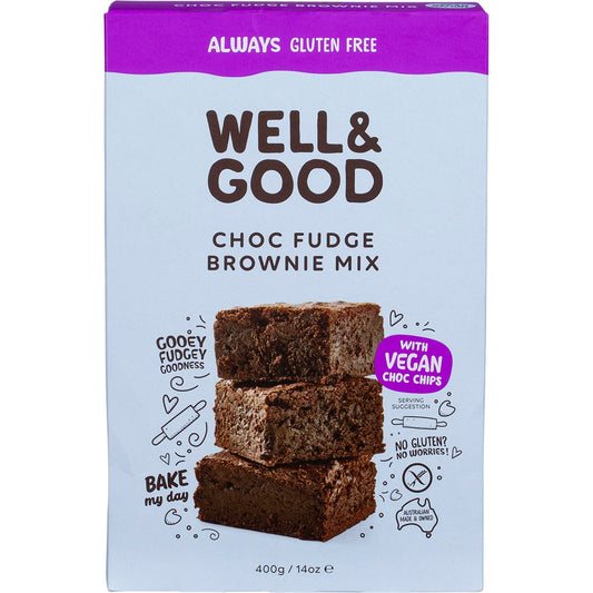 Well & Good- Choc Fudge Brownie Mix-400g