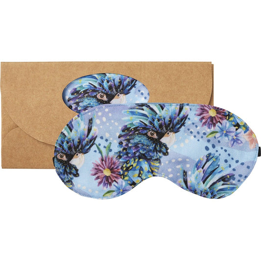 Wheatbags Love- Eye Mask Blue Cockatoo