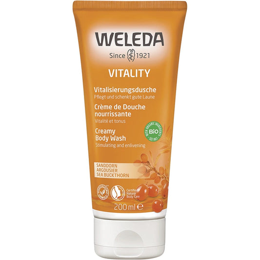 Weleda- Vitality Creamy Body Wash Sea Buckthorn-200ml