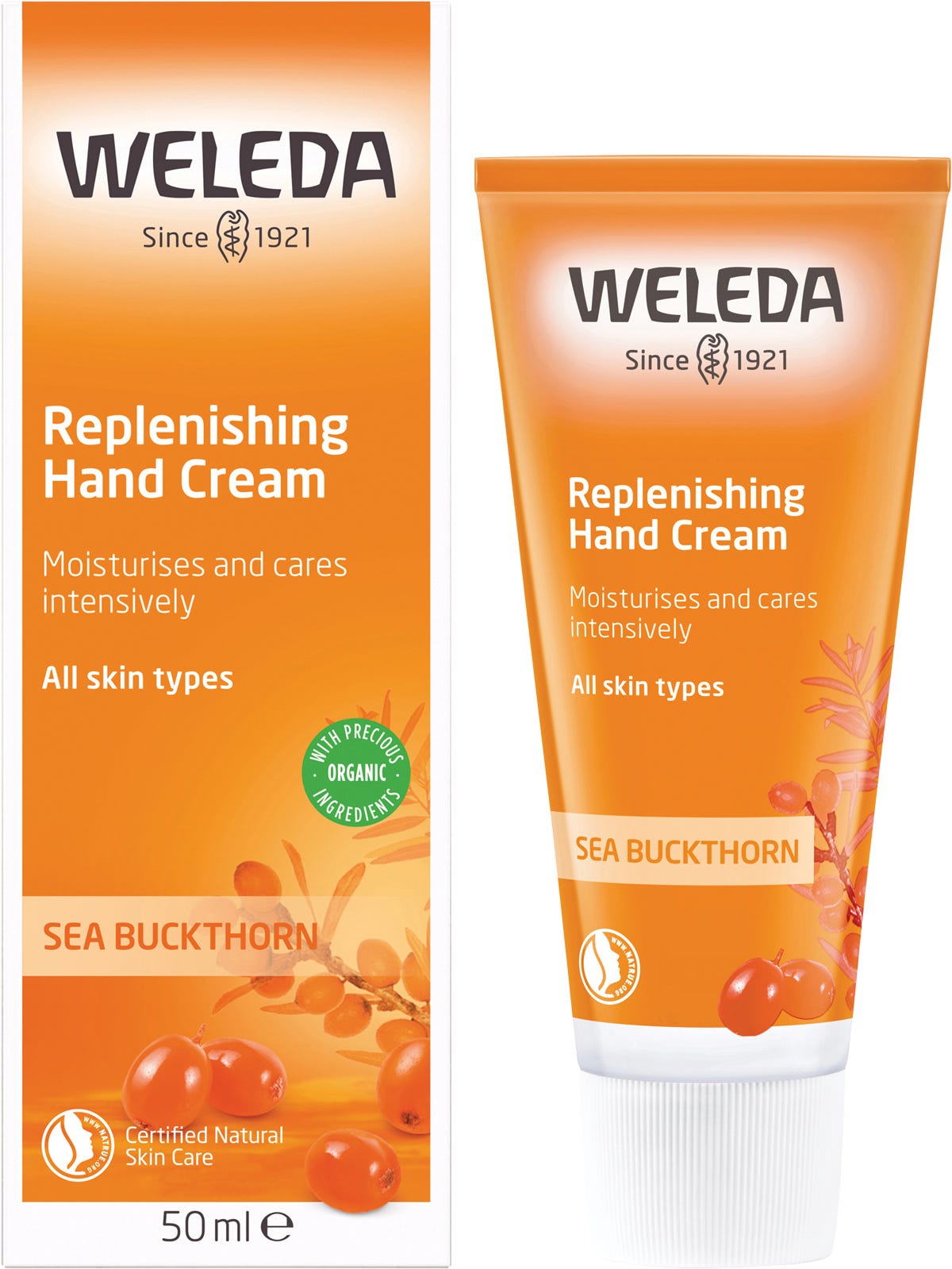 Weleda- Replenishing Hand Cream Sea Buckthorn-50ml