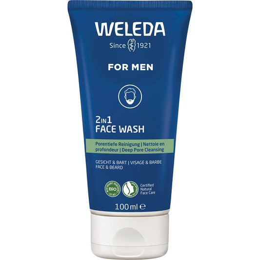 Weleda- 2 in 1 Face Wash Men-100ml