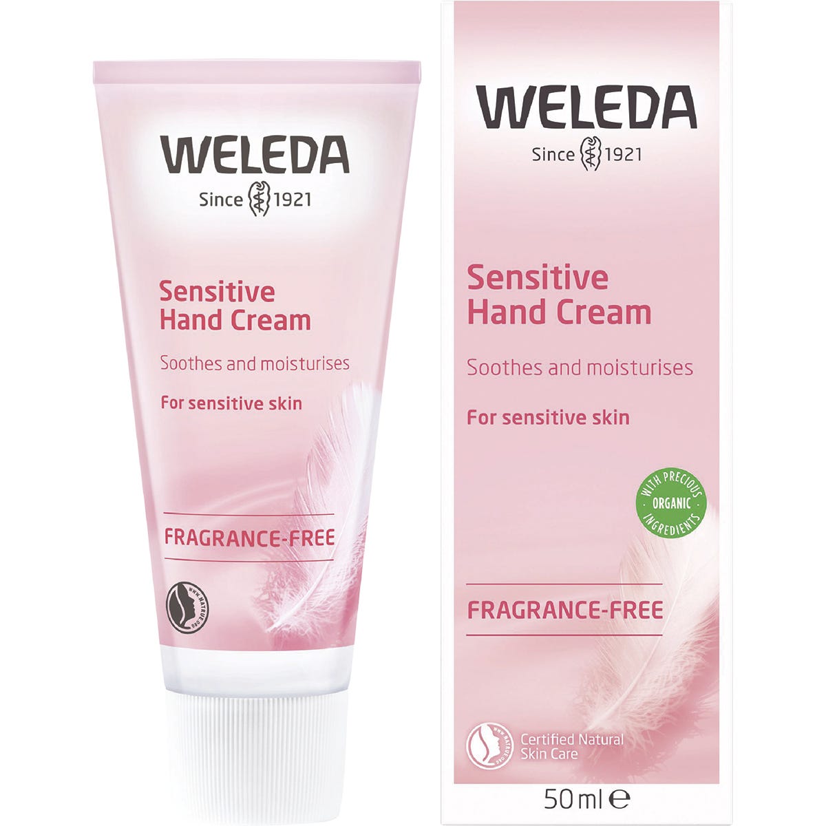 Weleda- Sensitive Hand Cream Fragrance Free-50ml