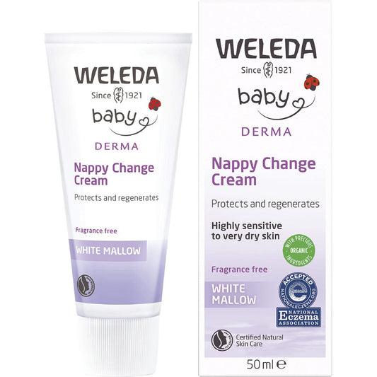 Weleda- Baby Nappy Change Cream White Mallow Fragrance Free-50ml