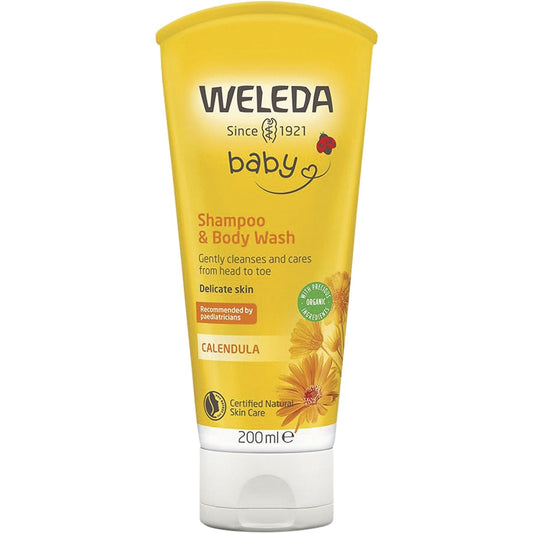 Weleda- Calendula Shampoo & Body Wash Baby-200ml