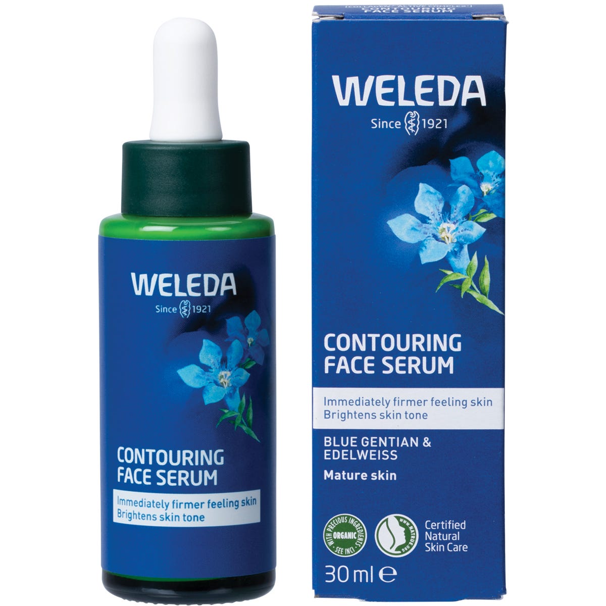 Weleda- Contouring Face Serum Blue Gentian & Edelweiss-30ml
