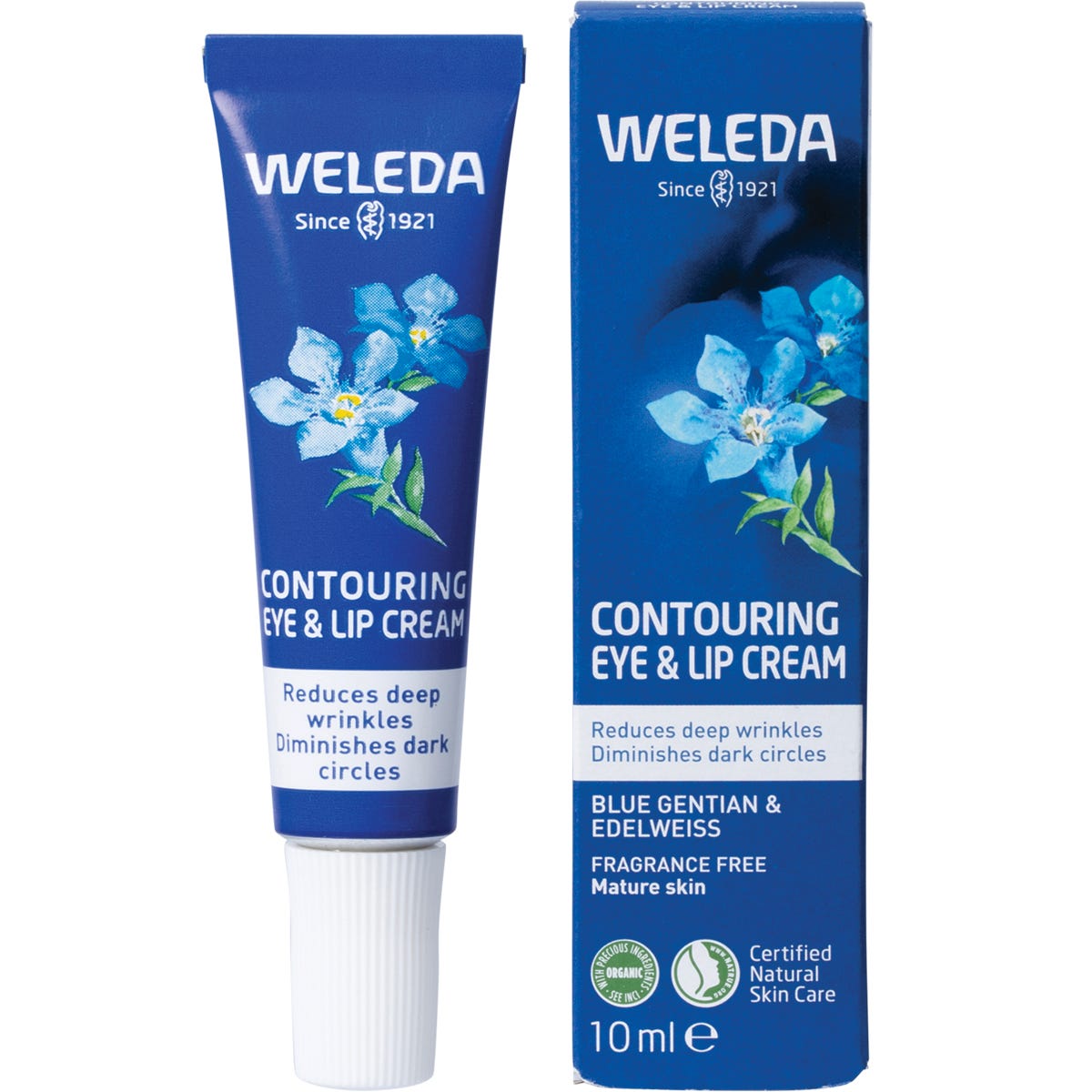 Weleda- Contouring Eye & Lip Cream Blue Gentian & Edelweiss-10ml
