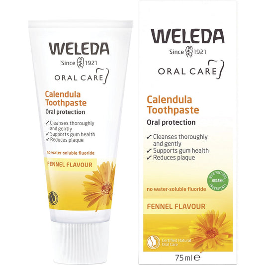 Weleda- Toothpaste Calendula Fennel Flavour-75ml