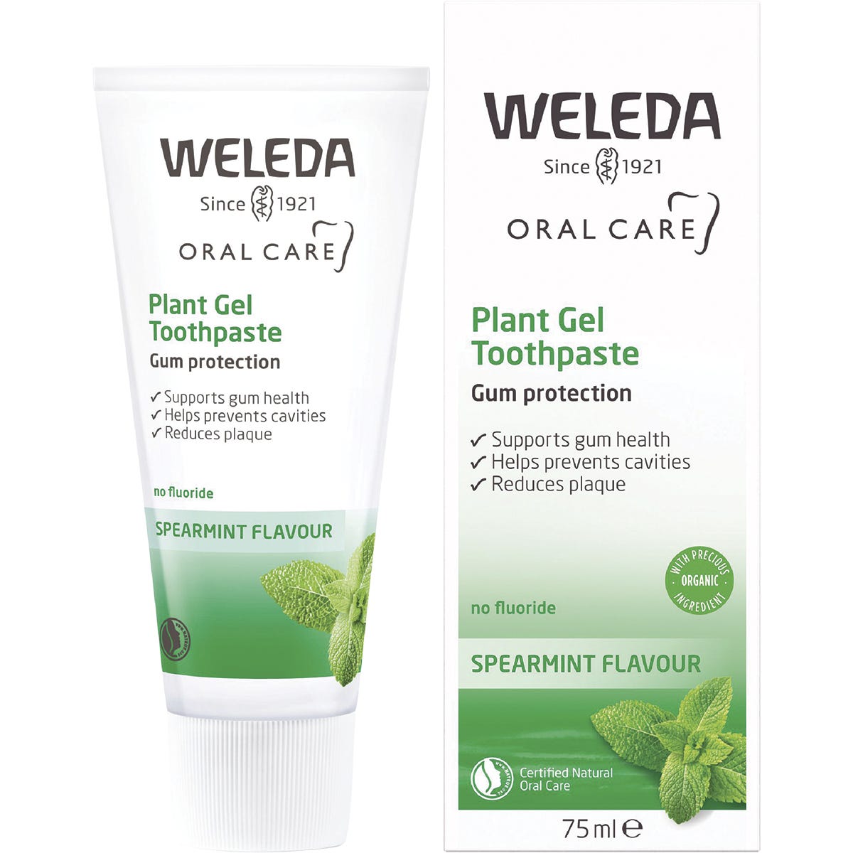 Weleda- Toothpaste Plant Gel Spearmint Flavour-75ml